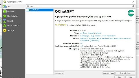 Use chat GPT in QGIS adding QCHAT GPT plugin| Integration between QGIS and open AI | QChatGPT plugin