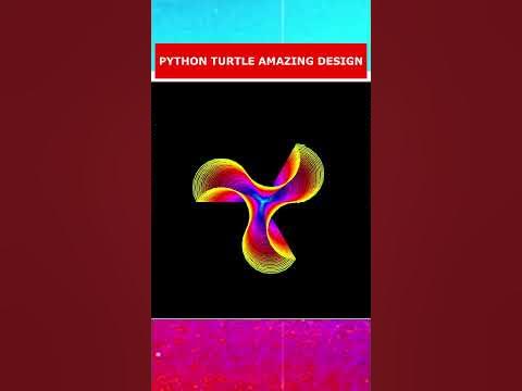 Python Turtle Graphics Code-Triple Folded Circles Design. - YouTube