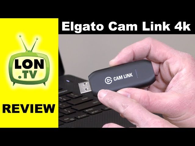 Elgato Cam Link 4k HDMI Camera Conn. Signal Converter