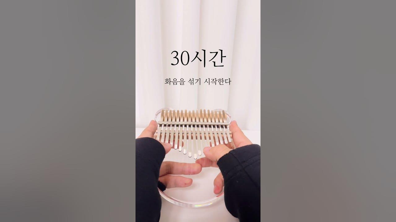 칼림바 연습 30분 vs 4000시간