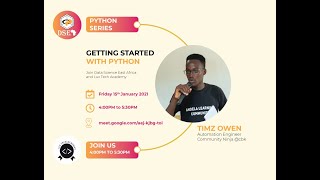 Getting Started with Python by Timz Owen