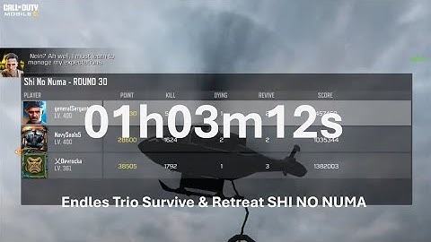 !New Rekord! R30 Speed Time 63m12s 🤩Trio Speed Run Clasic Endles S&R - Exfil in SHI NO NUMA🤩