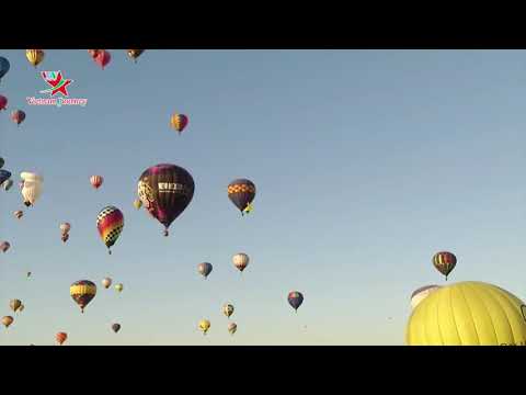 Video: Đi khinh khí cầu ở Albuquerque