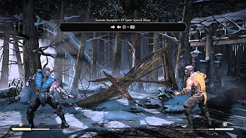 How do you do test your might on Mortal Kombat XL?
