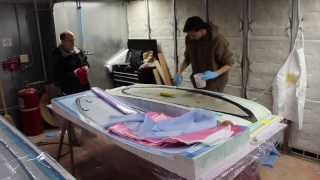 Student Video: Time Lapse of Carbon Fiber Surfboard Fabrication