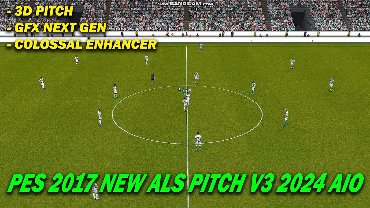 PES 2017 NEW ALS PITCH V3 2024 AIO - YouTube