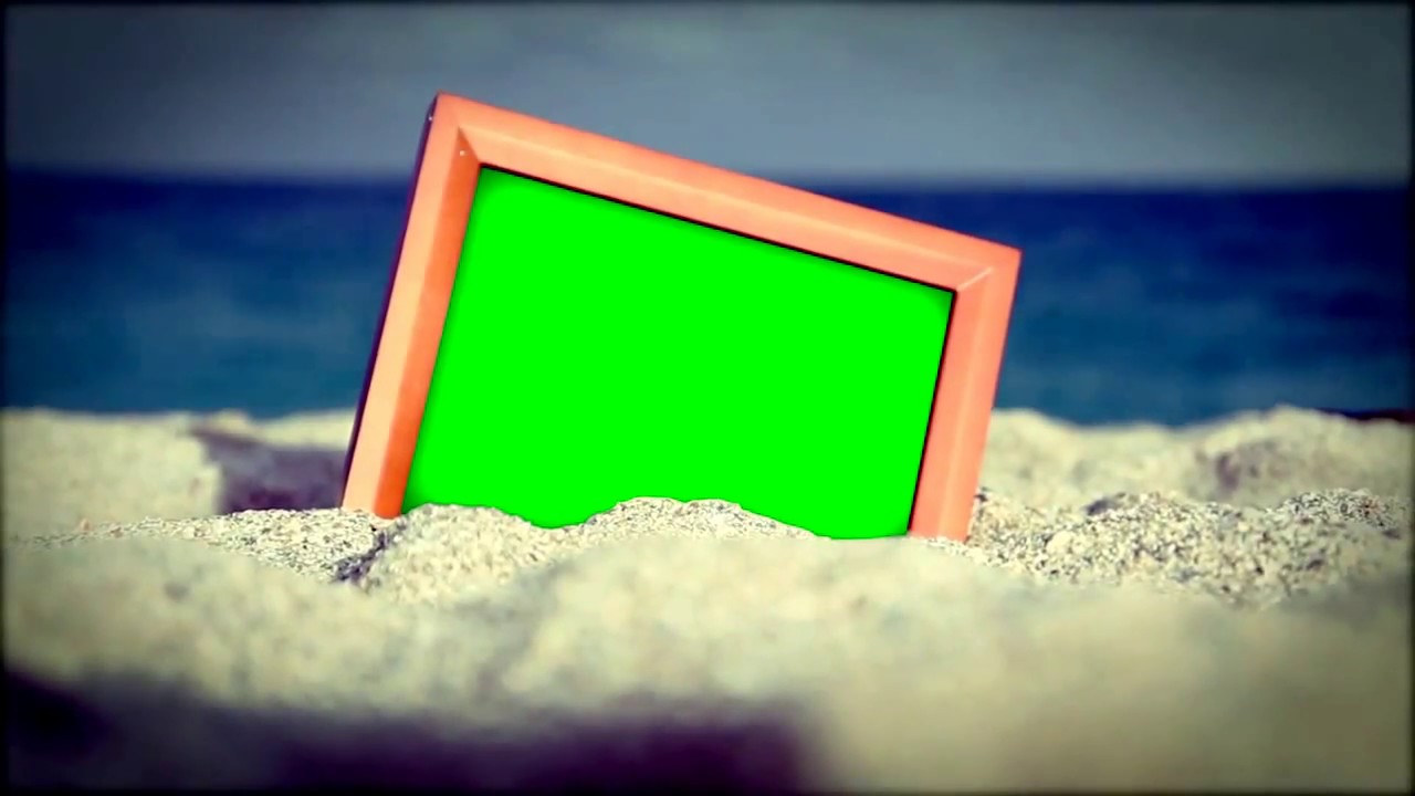 Beach Green Screen HD - YouTube