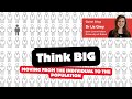 Dr Lis Grey - Think BIG, Moving from the Individual to the Population
