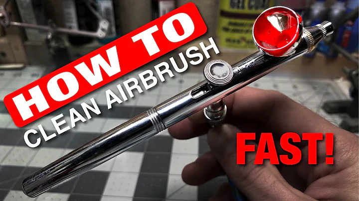 Cleaning Airbrush Between Colors // Quick Tip Airbrushing