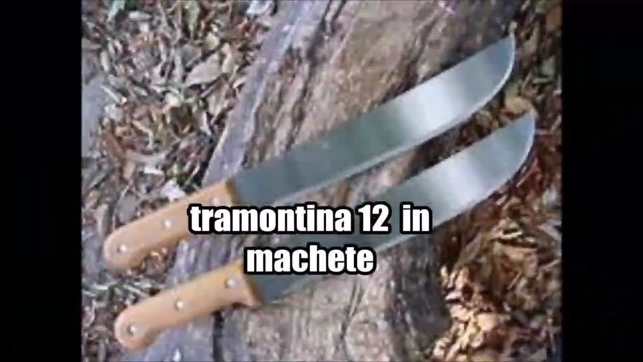 Tramontina 12 Inch Bush Machete with Wood Handle