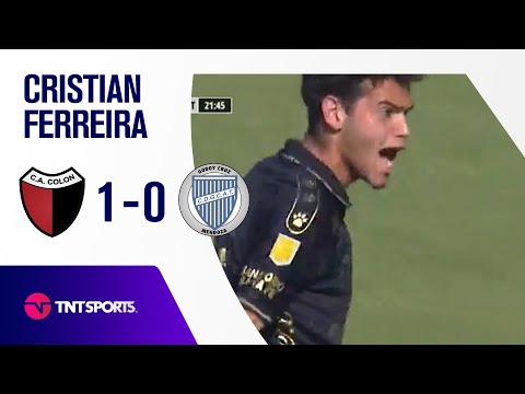 Gol de Cristian Ferreira (1-0) Colón SF vs Godoy Cruz | Fecha 4 - Torneo de la Liga 2021