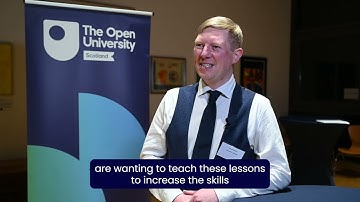 Open University and Education Scotland: Scots teacher CPD launch event - Bruce Eunson   Clip 1