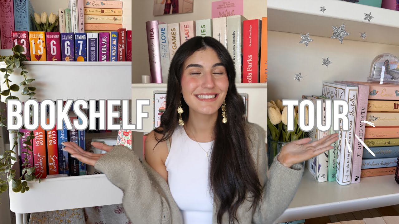 ¡BOOKSHELF TOUR! | Reorganizando mis estanterías🩷