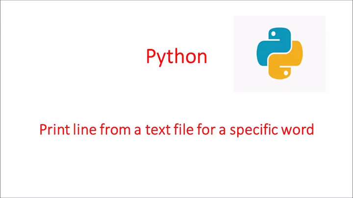 Print the line matching the specific word in text file using Python || Python programming