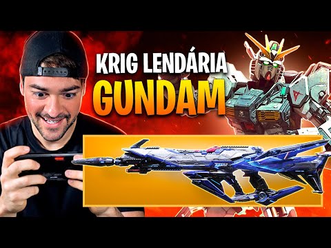 Achei CLASSE SECRETA da KRIG-6 LENDÁRIA GUNDAM no COD MOBILE
