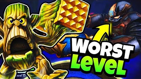 RANKING Elk laatste level in SKYLANDERS van SLECHTSTE tot BESTE