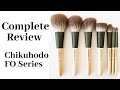 Chikuhodo Silver Fox Brushes Review | Chikuhodo FO Series Brush Set Overview & Comparison | Part 2