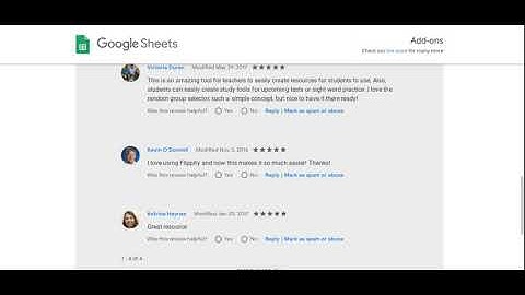 Flippity   Google Sheets add on 1