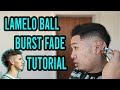 CLEANEST Lamelo Ball Burst Fade Selfcut Tutorial | No 0.5 Guard!!