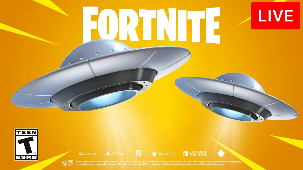 🔴 [LIVE] *NEW* FORTNITE UFO LIVE EVENT! (SEASON 7) - YouTube