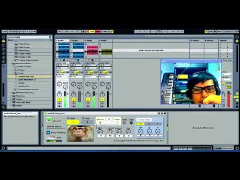 Ableton Live / Max for Live - audio2visual_tes...