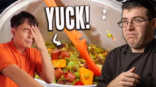 Pro Chef Reacts.. To Uncle Roger HATING The Worst Cooking Channel!