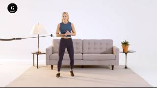 Power Band Lateral Strides and Scissor Hops