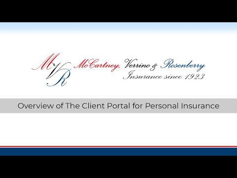 MVR Client Portal: Personal Lines