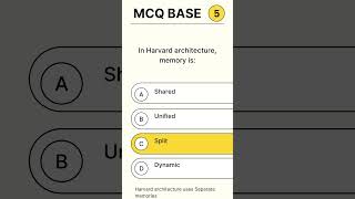 Von Neumann vs Harvard Architecture | #computersciencemcqs  #computerarchitecture #quiz #mcqs