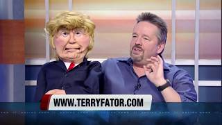 Terry Fator and his Donald puppet