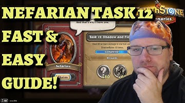 How to Complete Nefarian Task 12: Deal 30 or more damage with Shadowflame (Hearthstone Mercenaries)