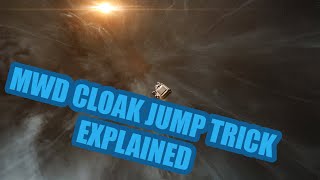 Microwarpdrive cloak jump trick explained EVE Online