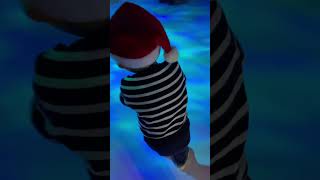 ちびサンタが踊る　水族館ライトアップ　ゆうTube yuusaku28