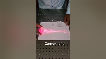 Convex and concave lens and plano-convex lens Plano-concave lens #experiment #shorts #youtubeshorts