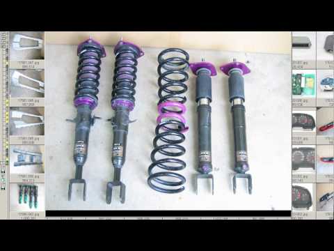 HKS Coilovers Hipermax LS+ V35 Skyline Z33 350Z Fairlady - YouTube