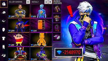 Buying Everything in FreeFire 😱 Lost 2,148,97 Diamonds 💎 Garena Free Fire 