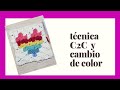 Como realizar tecnica c2c con cambio de color los amigurumis de roolexitho