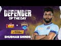 Shubham shinde bengal warriors  defender of the day december 4  pkl season 10