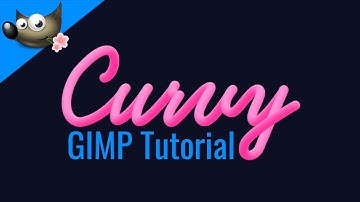 3D Curvy Text Effect - GIMP Tutorial