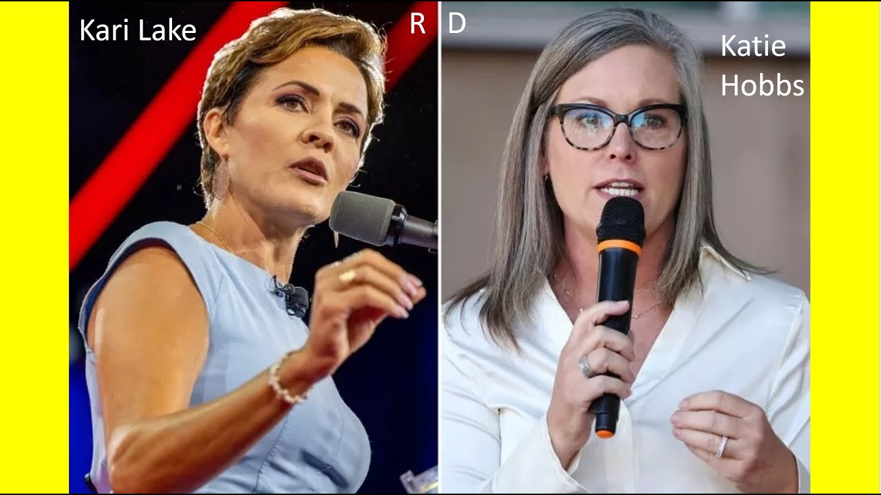 Arizona Governor: Katie Hobbs VS Kari Lake - YouTube