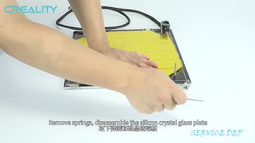 Service tutorial CR 10 V2 replace the hot bed