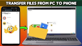 How to transfer files between PC and Android with ShareDrop alternative to Airdrop 2023 screenshot 3