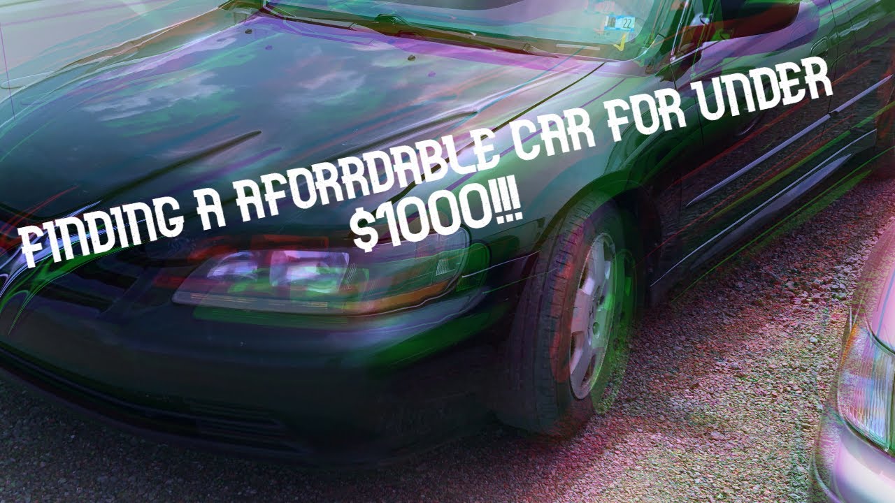 Buying a car for under 1000. short video Finding a car for under 1000