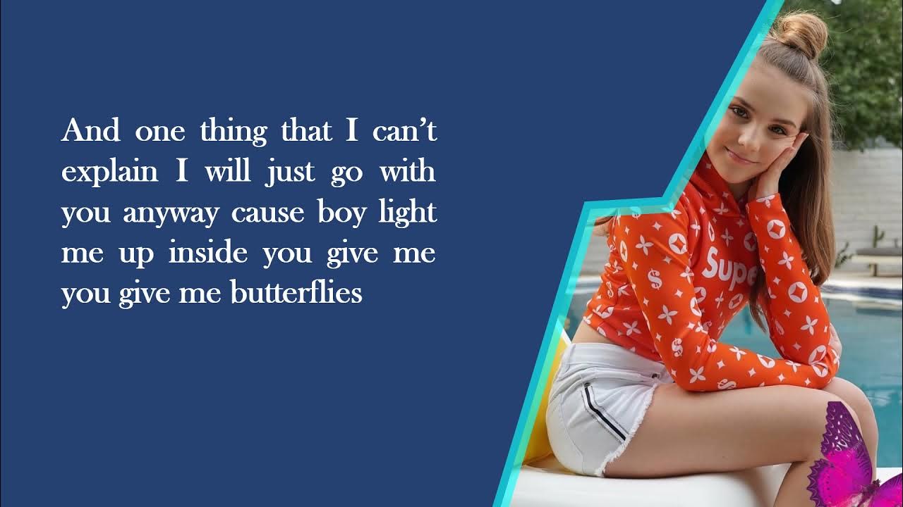 BUTTERFLIES LYRICS VIDEO (PIPER ROKELLE) BY MELISSA LEAH YouTube