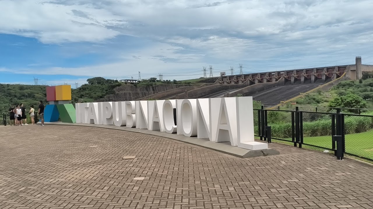 Usina de Itaipú. Passeio panorâmico. 