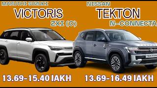 Maruti Suzuki Victoris ZXI (O) vs Nissan Tekton N-CONNECTA || Major differences