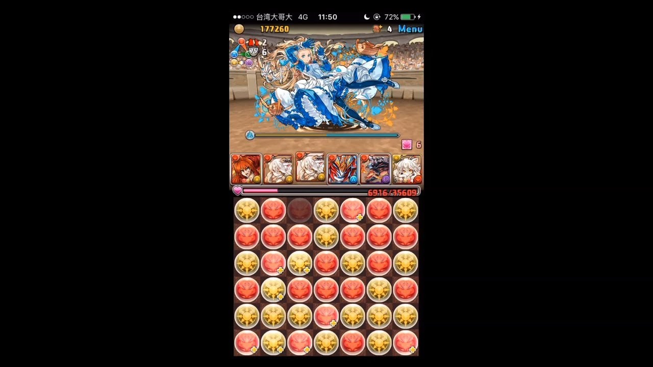 パズドラ 8月のクエストダンジョン Lv10 十字浪漫 Youtube