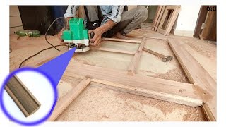 देखिए जाली का दरवाज़ा केसे बनाया जाता है । wooden net door making process