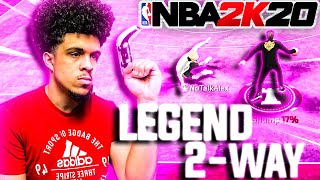 *NEW* LEGEND 2 WAY BUILD IS UNSTOPPABLE ON NBA 2K20!! BEST 2 FACILITATOR!!