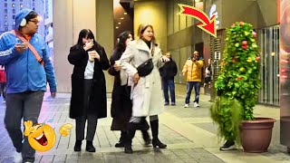 Bushman Prank Sacring People in Toronto